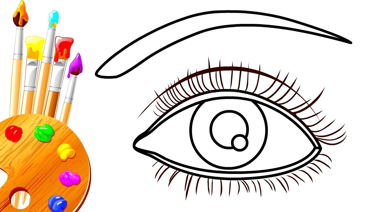 1280x720 How To Draw Proper Realistic Eyes Easy Step