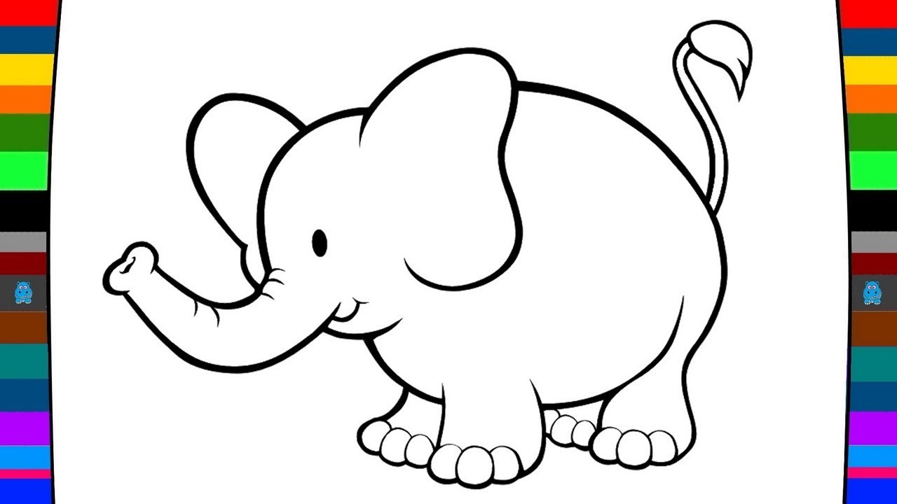 1280x720 Astounding Animal Coloring Pages Baby Farm And Drawing