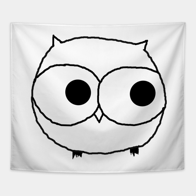 630x630 Drawn Owl Drawing