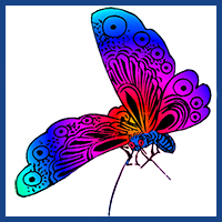 200x200 Butterfly Clipart