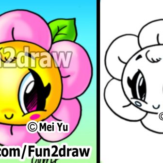 336x336 Cartoon Drawings Of Ariana Grande Flower Small Realistic Easy