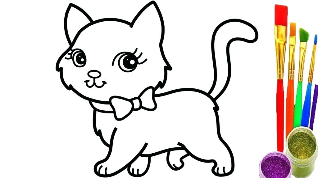 1024x576 How To Draw A Cartoon Cat Face