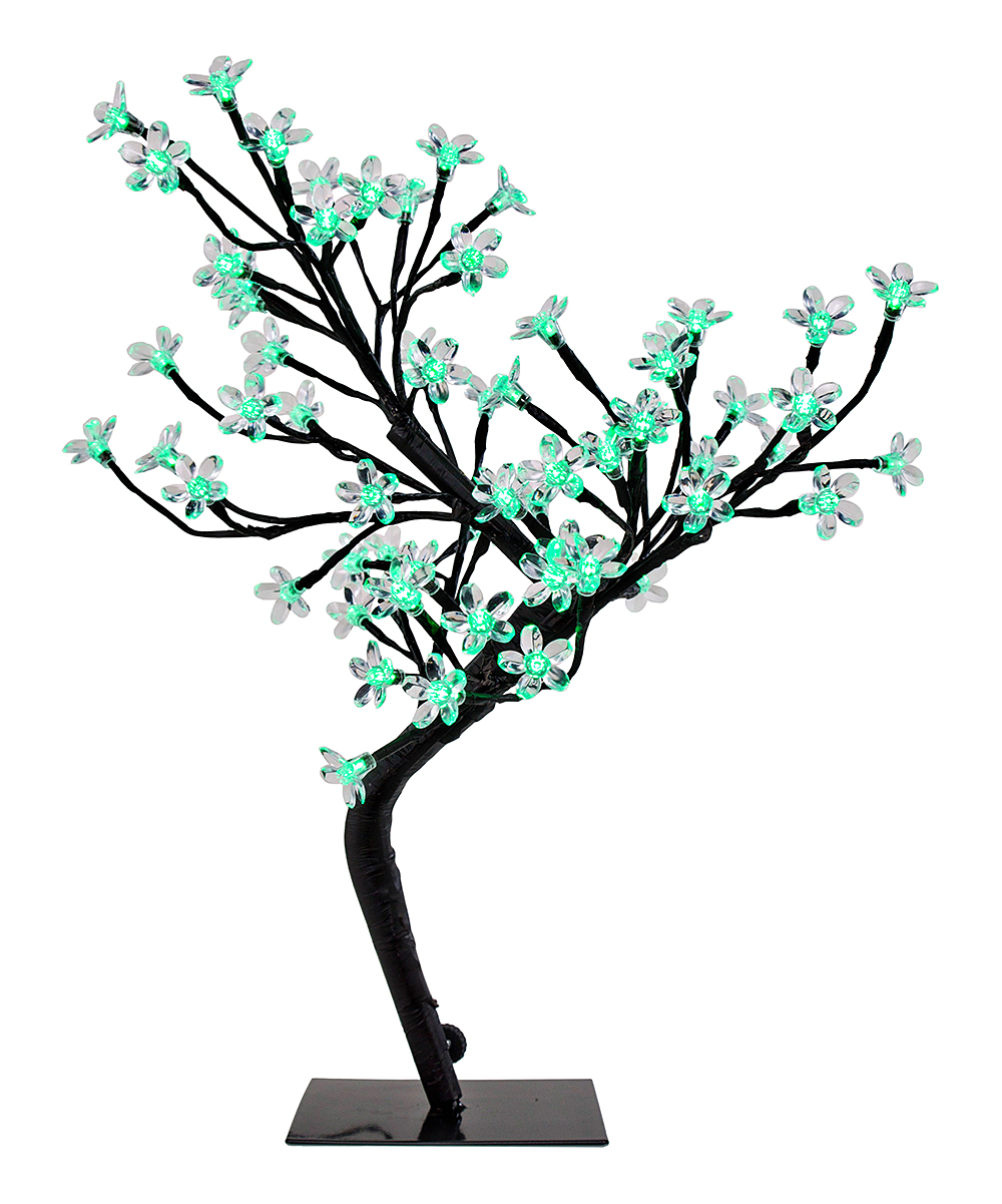 1000x1201 River Of Goods Green Cherry Blossom Tree Led Accent Lamp Zulily