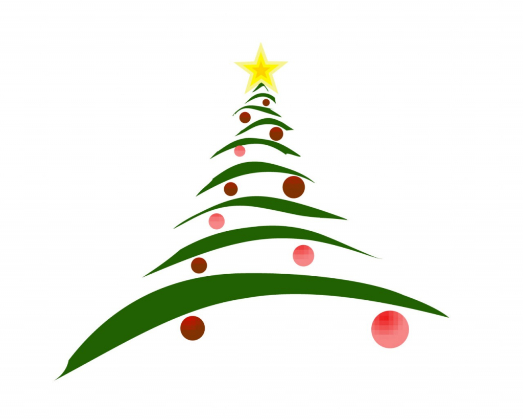 Realistic Christmas Tree Drawing | Free download on ClipArtMag