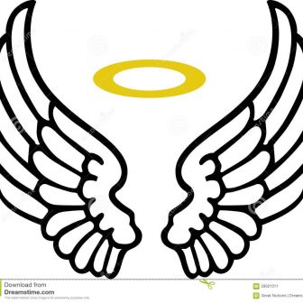 336x336 Angel Wing Drawing Ideas Step