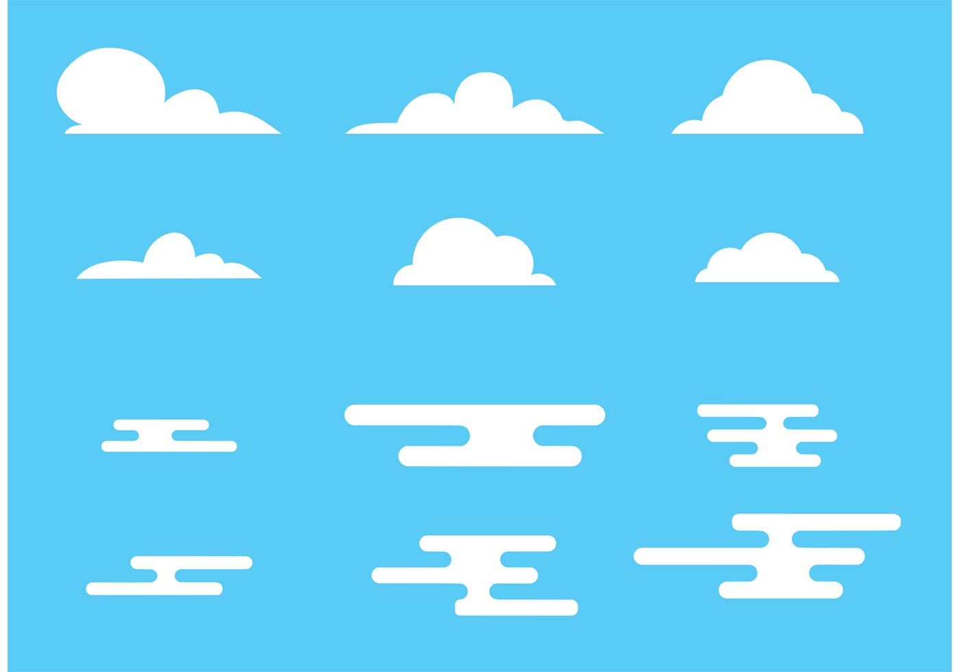 1400x980 Cloud Free Vector Art