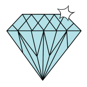 Realistic Diamond Drawing | Free download on ClipArtMag