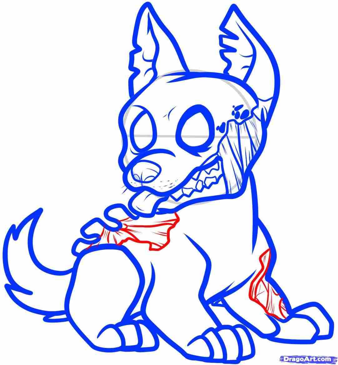 1082x1168 Draw Realistic Steps With Pictures Wikihowrhwikihowcom How Puppy