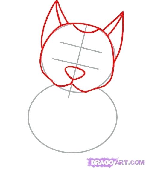 488x566 How To Draw A German Shepherd Step