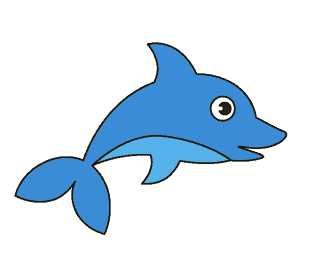 310x273 How To Draw A Dolphin In A Few Easy Steps Easy Drawing Guides