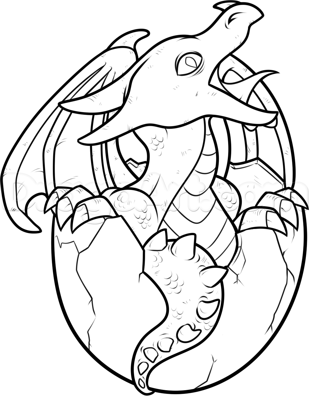 1015x1297 how to draw a realistic dragon hatchling step mythical