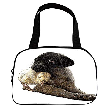 425x425 polychromatic optional small handbag pink, pug