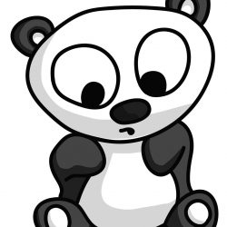 250x250 Drawings Of Pandas Step
