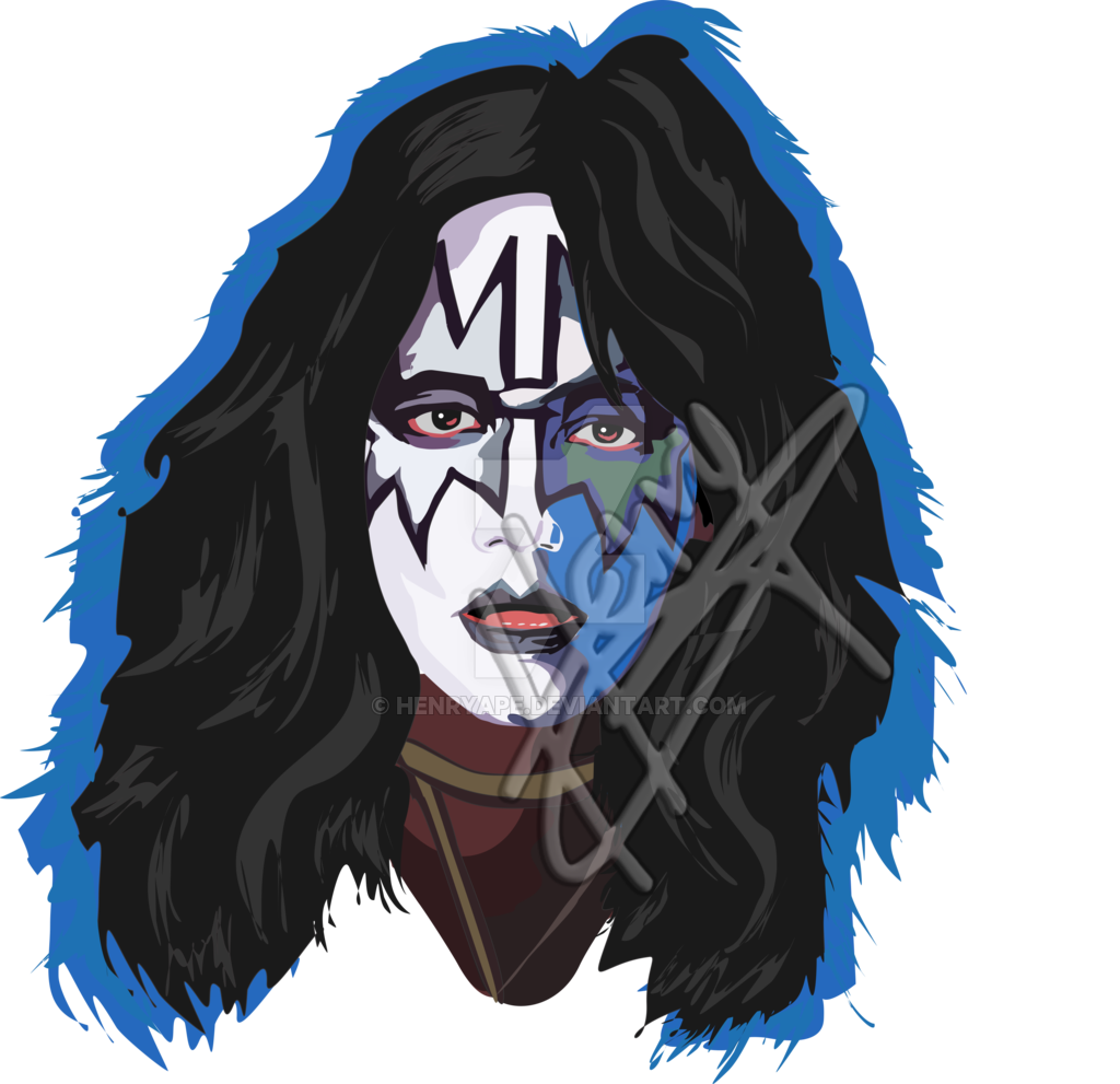 1024x991 Realistic Illustration Ace Frehley