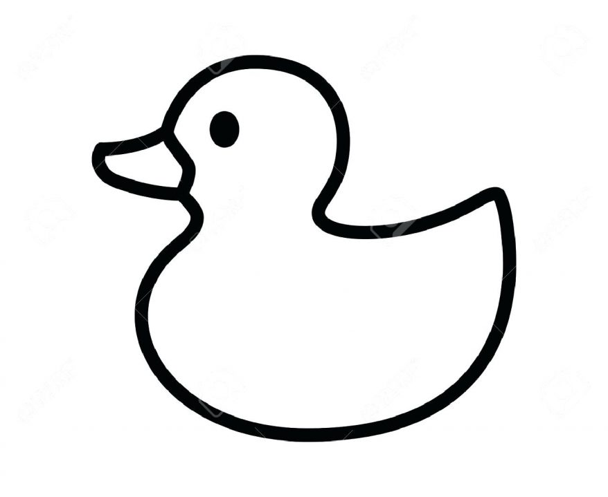 878x719 Duck Drawing Basic For Free Download