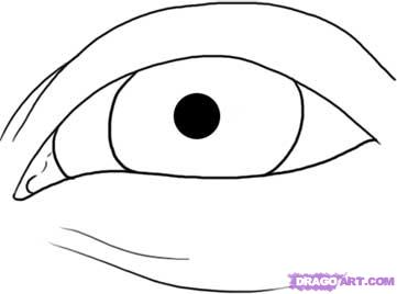 361x268 How To Draw A Realistic Eye, Step