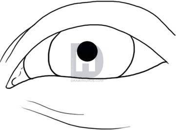 361x268 How To Draw A Realistic Eye, Step
