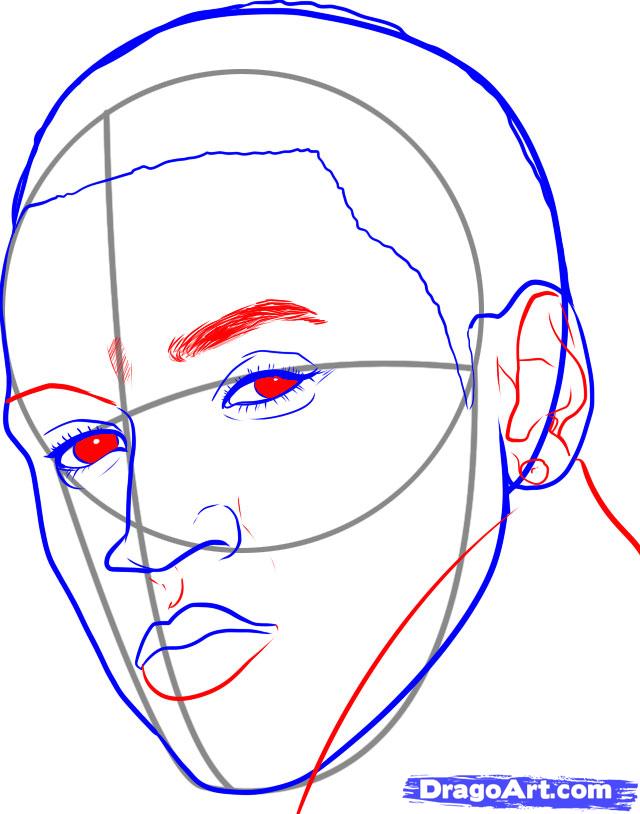 640x814 How To Draw Realistic Eyebrows Step