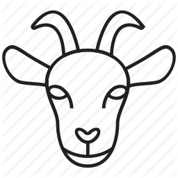 256x256 Drawing Goats Realistic, Picture