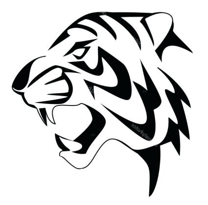 425x420 How To Draw A Tiger Face How To Draw Tiger Face Paint