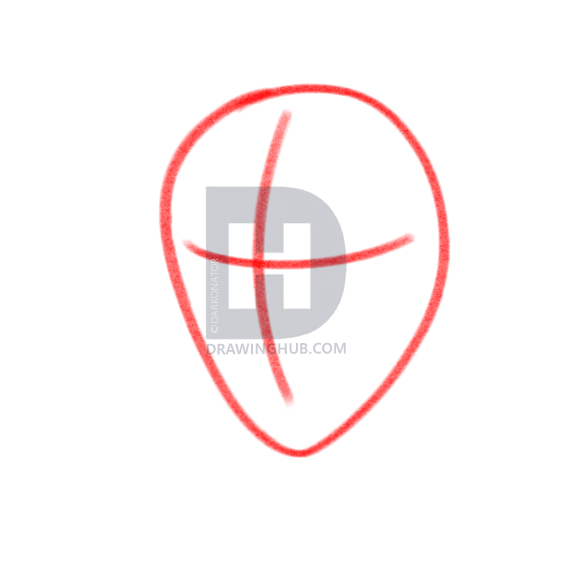 561x561 Realistic Face Drawing Lesson, Step