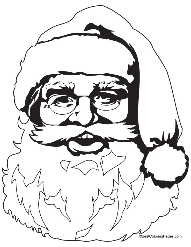738x954 Santa Claus Drawing, Pencil, Sketch, Colorful, Realistic Art