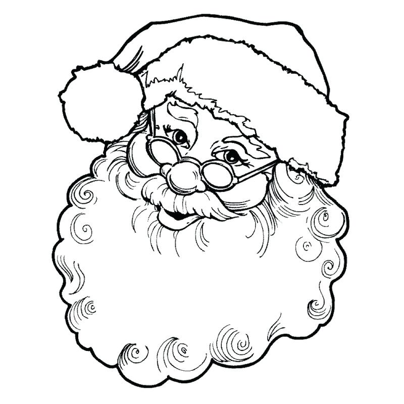 800x800 Draw Santa Face