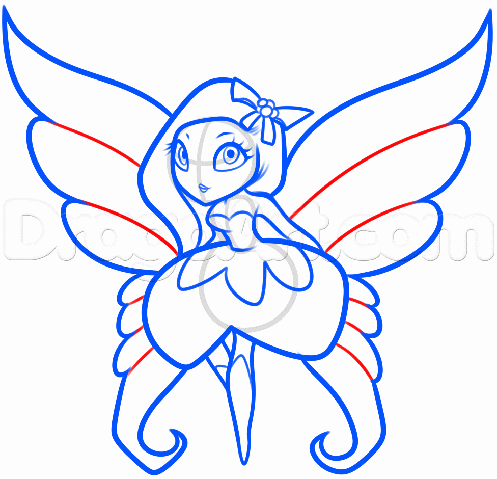 976x940 how to draw the sugarplum fairy, step