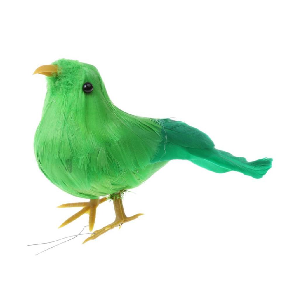 1000x1000 Fake Artificial Bird Realistic Feather Taxidermy Home Decor Toy