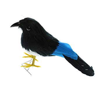 355x355 homyl small artificial bird feather realistic sparrow garden tree