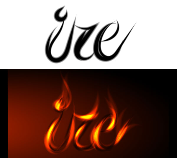 600x534 How To Fire Up Your Designs Using This Vector Fire Text Effect