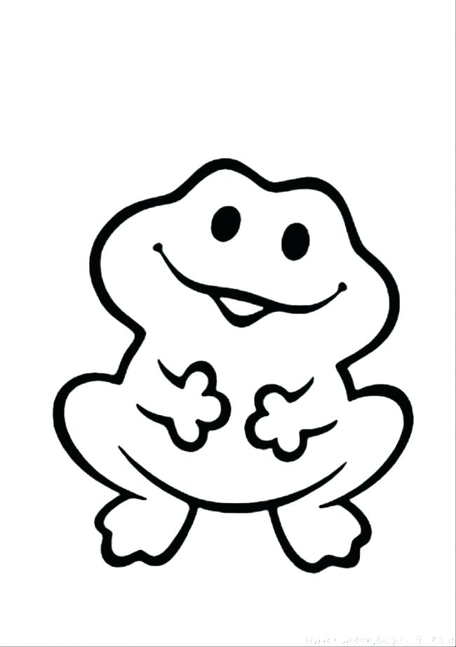 650x921 Frog Coloring Sheet