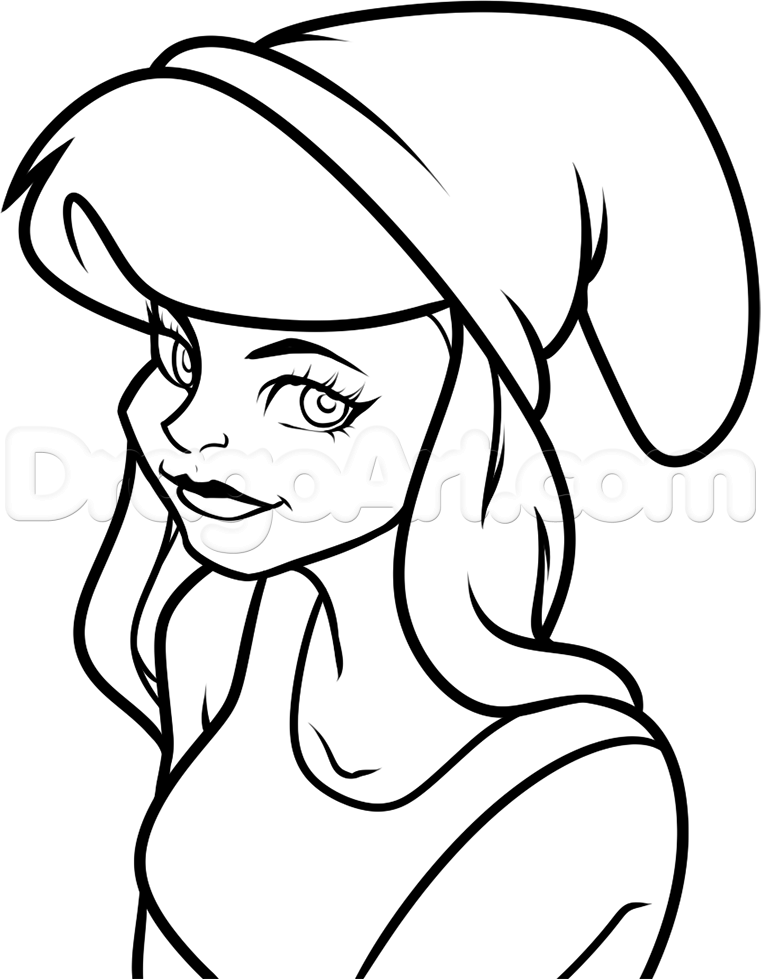 761x979 Step How To Draw Realistic Smurfette
