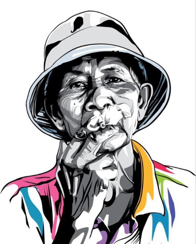 680x847 Do A Realistic Vector Portrait And Cartoon From Photo