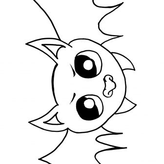 336x336 Bat Drawing Pictures Cute Simple Step