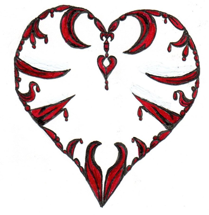 881x906 Heart Drawing, Pencil, Sketch, Colorful, Realistic Art Images