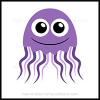 200x199 How To Draw Cartoon Jellyfish Realistic Jellyfish Drawing