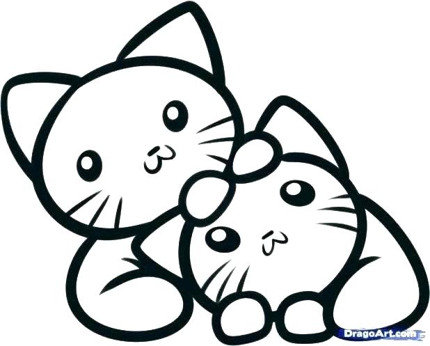 618x497 Kitten Coloring Pictures To Print Coloring Pages Of Real Kittens