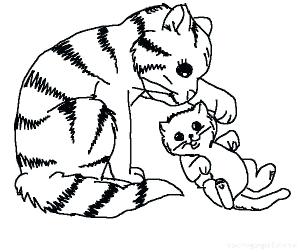 960x800 Kittens Color Pages Kitten Coloring Pages Kitten Coloring