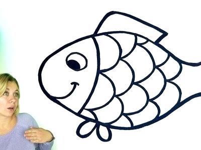 400x300 Colorful Fish Drawings