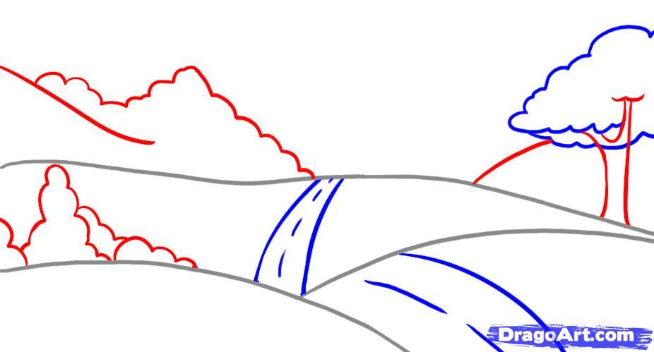 926x499 Easy Steps Draw Landscapes Pictures And Ideas On Pro Landscape