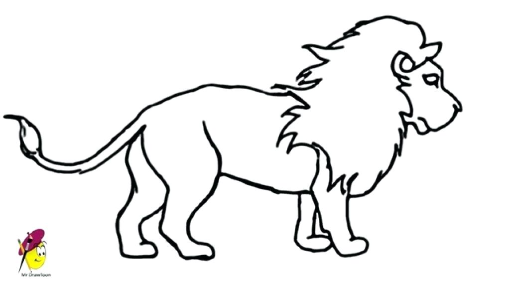 1024x576 How To Draw A Lion Easy How To Draw A Lion Step