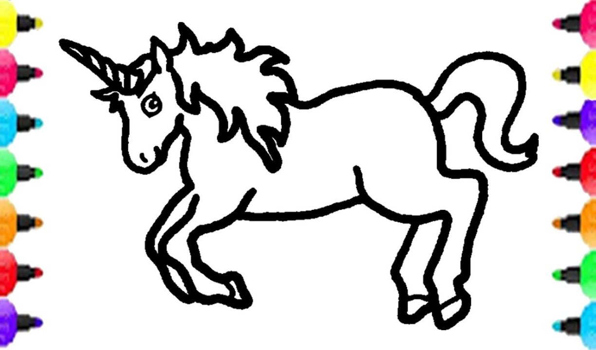 1224x720 Surprising Coloringages Unicorn Free Baby Colouring Mermaid