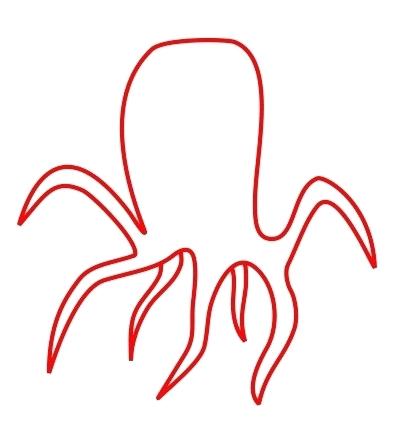 400x434 How To Draw Ocean Animals Step