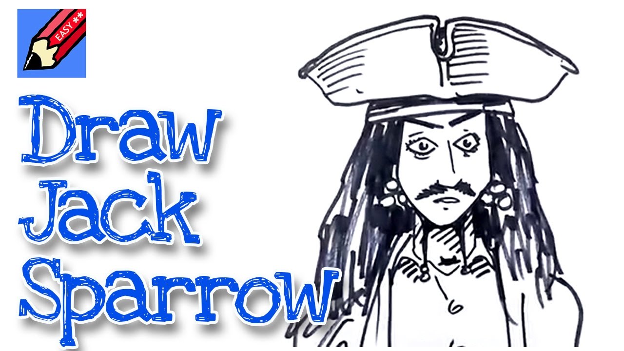 1280x720 How To Draw Jack Sparrow Real Easy