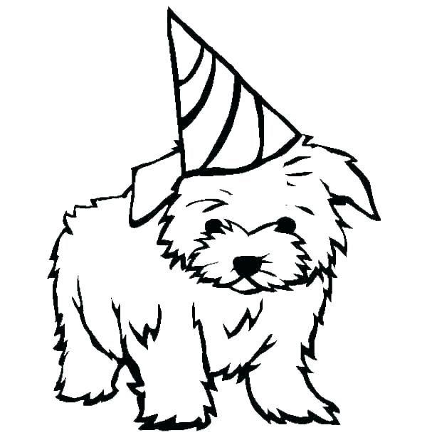 600x612 Terrier Realistic Puppy Coloring Pages Dogs