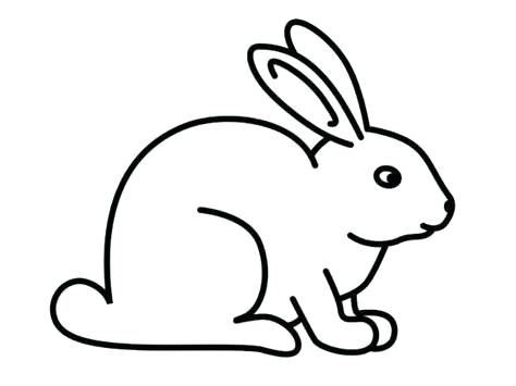 474x355 Easy To Draw Bunny Lowgrav
