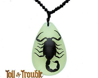 340x270 Scorpion Necklace Etsy