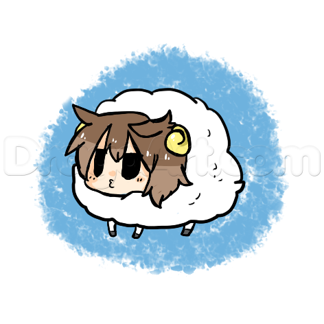 472x472 Drawing A Chibi Sheep Anime Character, Added