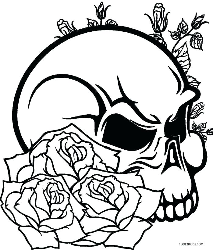 699x820 Realistic Rose Coloring Pages